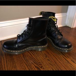 BLACK DR. MARTENS WORN LITERALLY THREE TIMES
